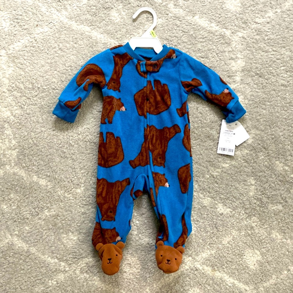 NWT - Carters Baby Bear Footie Pajamas